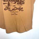 Maurice's Tan & Brown Ski Lodge Velvet Graphic Short Sleeve Tee Photo 5