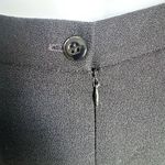 Vintage100% Wool CorporateCore Knee Length Pencil Skirt Black Size S Photo 5