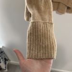 J.Crew V Neck Tan Sweater Size Medium Photo 3