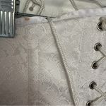Source Unknown Elegant White Lace-Up Corset Size 36 NWT Photo 1