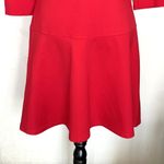 Ann Taylor Womens Dress Size 4 Red Knee-Length Valentine's Office Career Work Photo 4