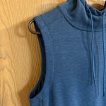 Nobull Women’s Microplush Hooded Sleeveless Sweatshirt in Steel Blue Small Photo 2