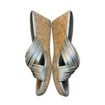 Cole Haan Shoes Womens Size 8.5B Wedge Sandals Cork Heel Buckle Straps Photo 8