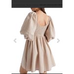 NWT Seed Heritage Textured Gingham Puff Sleeve Mini Dress Size 10 Cottagecore Bo Photo 1