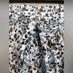 Indero Women's Large Chic Trendy Floral Wide Leg Lounge Pants Boho White Photo 5