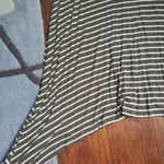 No Comment Green and white tshirt dress longer on sides size small, very soft vneck Photo 1