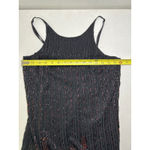 Parker Red/Black Monaco Beaded Feather Hem Flapper Mini Dress Size S Photo 6