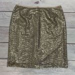 Chico's Chico’s Sequin Pencil Stephanie Skirt Gold New Size 3 = XL Photo 1