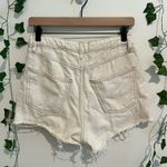 Wild Fable White Cream Distressed Highest Rise Denim Shorts Size 4/S Photo 1