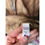 Cotton Citizen  Cropped Quarter Zip Jacket Sz Medium Toffee Drip Photo 3