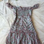 ASTR the Label Floral Ruched Ruffle Mini Dress Photo 5