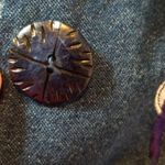 VINTAGE GRANDMA CORE DENIM BUTTON DOWN SNOWMAN JACKET Blue Photo 2