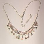 Elegant Silver Tone Classic Formal Wedding Crystal Rhinestone Necklace Photo 4