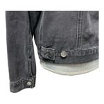 Love Tree Studded black distressed denim jacket size S Photo 8