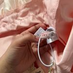 Lacemade Pink Ruffled Victorian Bustle Lace Dress Size M Photo 3