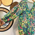 SheIn  Curve Prive Plus 4XL Lantern Sleeve Twist Summer Spring Mini Dress Photo 7