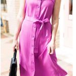 Everlane  The Japanese Goweave Picnic Pink Size 4 Adjustable Strap Dress. Photo 2