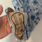 A pea in the pod NWT  Ruffled Maternity Floral Swimsuit Light Blue Size S Photo 5