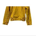 Tulle Yellow Corduroy Cropped Trucker Jacket Yellow Size M Photo 6