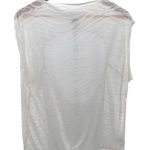 Varley  White Zebra Burnout Sheer Open Back‎ Top Womens Size S Athleisure Yoga Photo 0