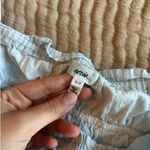 Aerie  Blue and White Stripped Crop Top - Small Photo 3