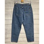 ZARA  Trafaluc Women’s Straight Leg Jeans Flower Patches Size US 6 Photo 1