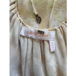 See By Chloe  yellow Floral Print blouse Silk Blend Short Sleeve Boho Size 42 Photo 1