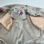 Alfred Dunner Vintage  Floral Blazer Women 14‎ Beige Pink Cottagecore Academia Photo 8