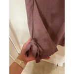 J.Crew mts purple sweater long sleeve dress bow sleeves NEW Photo 1