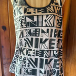 Nike Graphic Tank Top Racerback Sleeveless Athletic Black White L Photo 0