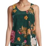 Johnny Was Roselyn 100% Silk Floral Print Tank Top M Photo 4