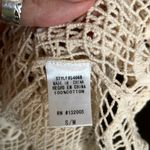 Entro Crochet Butterfly Cover Up Tunic Dress - Beige Photo 2