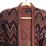 Lucky Brand Multicolor Ikat Open Sweater Cardigan Size S Photo 3