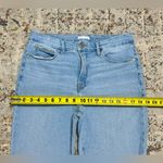 Good American  high rise skinny jeans size 12/31 light wash Photo 4