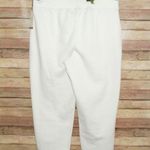 NWT Calia Cream Fleece Pull On Crop Pants Size XXL High Rise Raw Hem Straight Photo 5