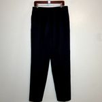 Pendleton Vintage  Dress Pants Trousers 100% Virgin Wool 90s Flat Front Black 14 Photo 3