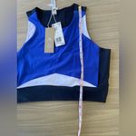 Adidas  Blue and White Sports Bra Photo 4