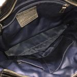 Coach  Black Leather and Patent Tote Handbag Photo 7