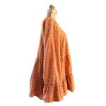 LOGO By Lori Goldstein LOGO Lavish by Lori Goldstein Scoop
Neck Swing Bed Jacket Umber Orange Boho Top Photo 3