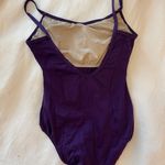 MotionWear eggplant purple cami leotard v back size L Photo 2