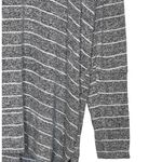 BKE Women's Sweater Top Slouchy Striped Cowlneck Long Sleeve Stretch Gray Medium Photo 3