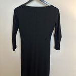 Reformation  Belmont Knit Dress in Black Size Small Photo 5