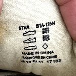 Taos Star Casual Sneakers Lace Up Low Top Canvas Charcoal Wash Comfort Black 10 Photo 6