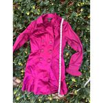 Rampage Vintage Hot Pink Double Breasted Jacket Size Small Photo 12