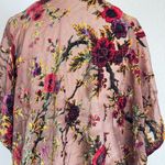 Anthropologie Do Everything in Love Open Kimono Duster Cardigan Floral Velvety Size undefined Photo 6