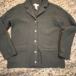 Evan Picone VTG Evan‎ Picone Women’s Large 100% Wool Blazer Jacket Brown Button Forest Green Photo 0