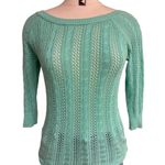 SO Y2K  Kohl’s Grunge Green Knit Cable Knit Sweater Photo 0