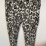 Chico's ‎ So Slimming Pants  2.5 (L14) Petite Cheetah Leopard Stretch Animal Print Photo 0