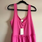 A New Day  Women's Pink Ballet Tank Dress With Pockets - Size Medium - NWT Photo 2