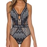 Becca  Reveal Plunge One-Piece Swimsuit Photo 7